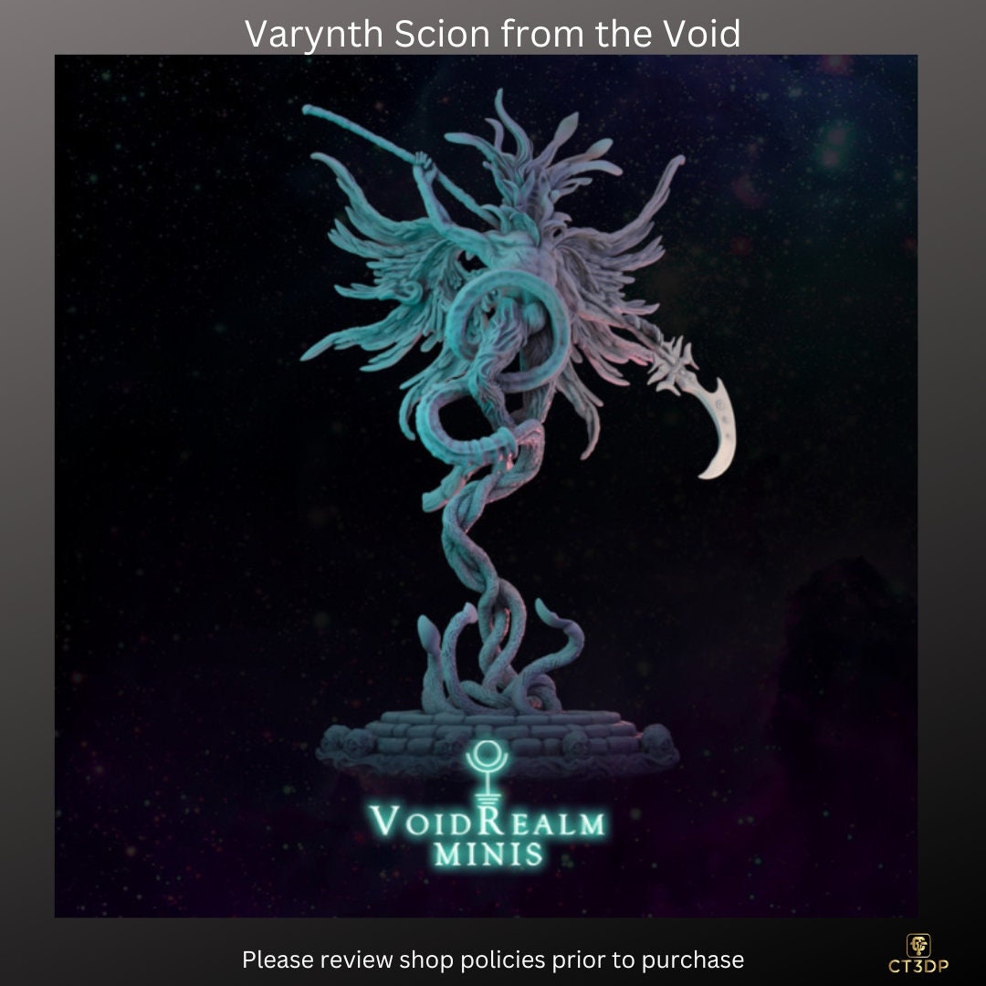 Varynth : Scion of the Void by Voidrealm Minis -TTRPG-RPG-Role play