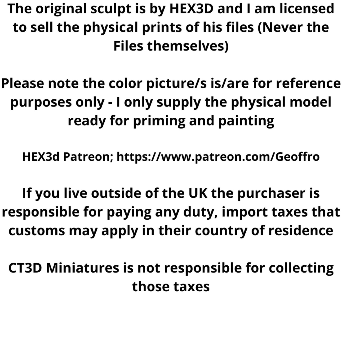 Cenobite hellraiser by Hex3D- great model to paint in time for Halloween:-)