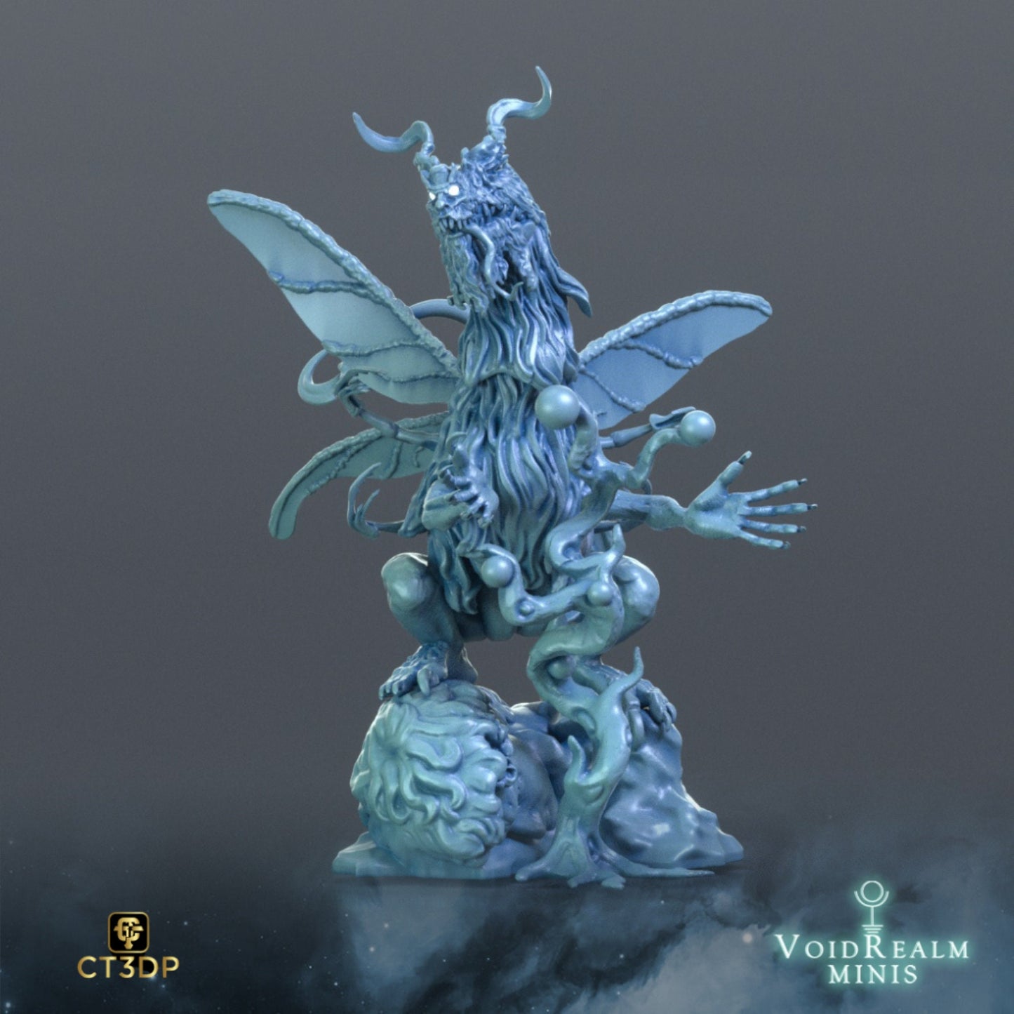 Dreamlands Manticore - by Voidrealm minis- horror-dreams-Spinx -DnD-TTRPG