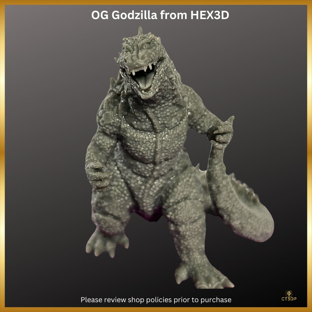 Godzilla Miniature by HEX3D