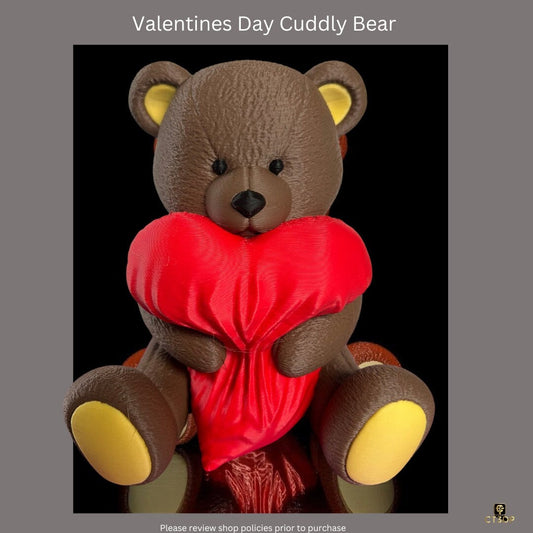 Cute and Cuddly bear - just right for Valentine's Day