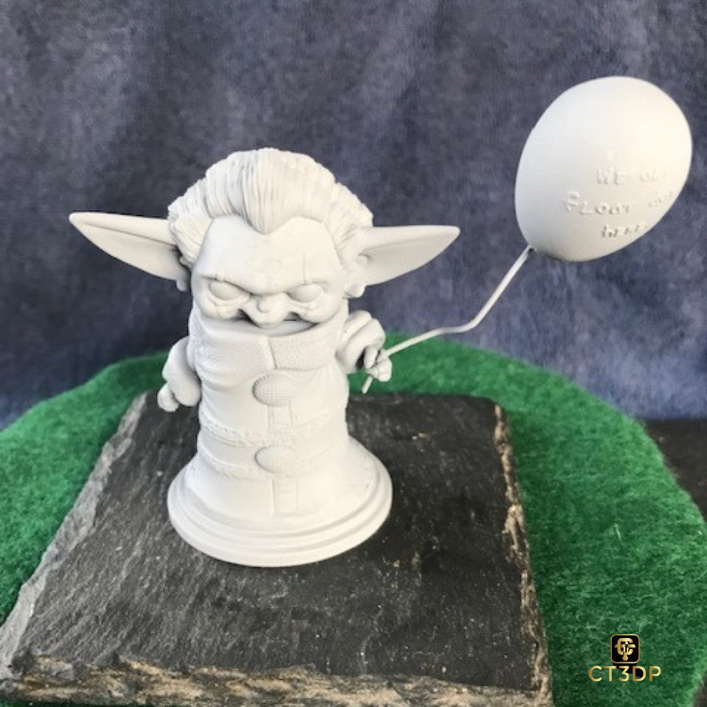 NEW: Halloween - Grogu Pennywise. Standing at 85mm tall - a must have addition to your halloween collection