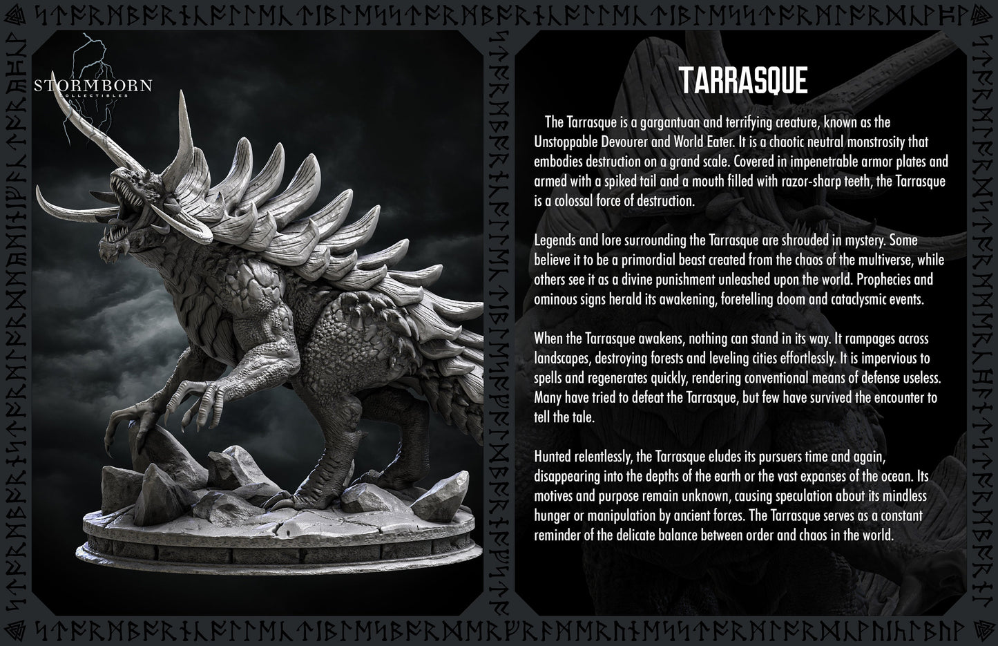 Gargantuan Tarrasque by Stormborn Minis