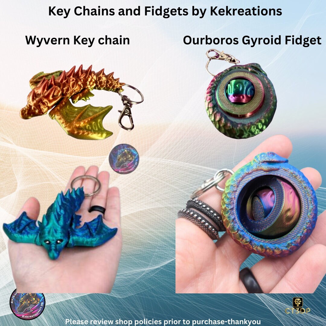 Key Chains and Fidgets by Kekreations