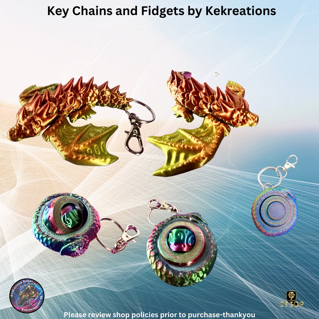 Key Chains and Fidgets by Kekreations