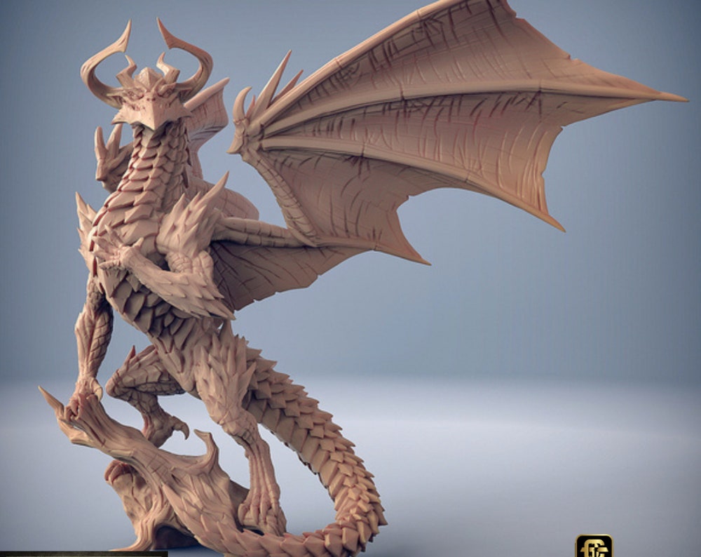 Kromatur the Elder Dragonlord Miniature